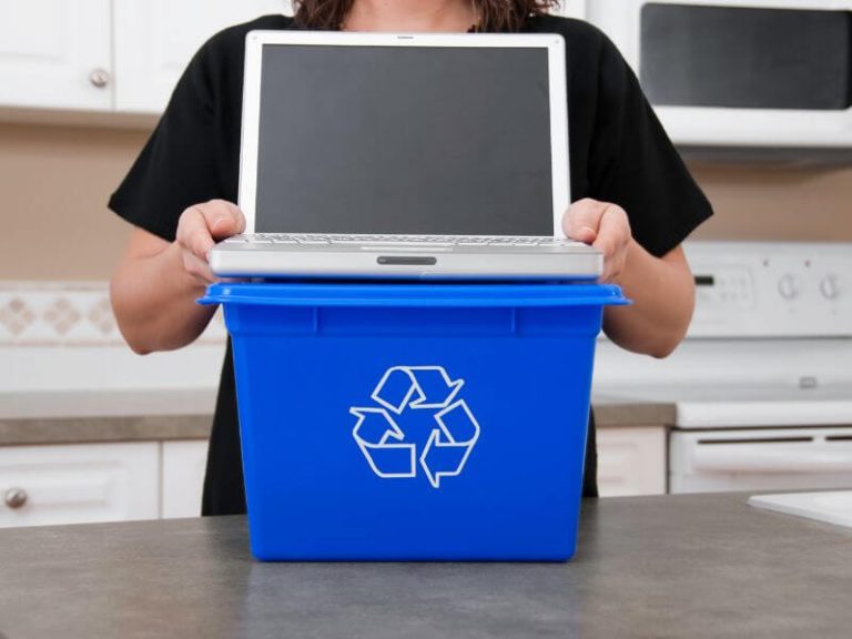 Onsite electronics recycling